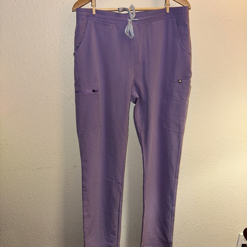 Figs Lavender Dew Women's Scrub Pants - Medium Tall